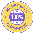 <p><strong>365 day </strong>Money Back Guarantee</p>