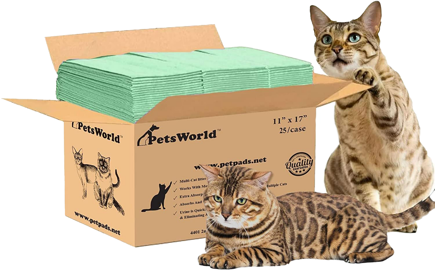 PetsWorld Multi Cat Pad Refills for Cats Breeze Litter System