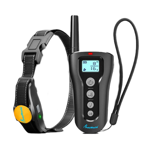 Dog Training Collar with 3 Training Modes- Up to 1000 Ft Range, Anti-bark Training Collar for 15 - 100lbs Dogs_
