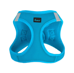 Soft Dog Harness. Adjustable, Breathable, Reflective Strips, and Quick-Release Buckle