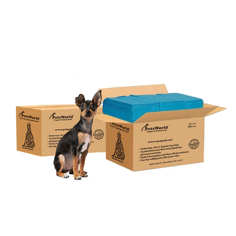 PetsWorld Economy Value Puppy Training & Potty Pads (28x34 inch)_