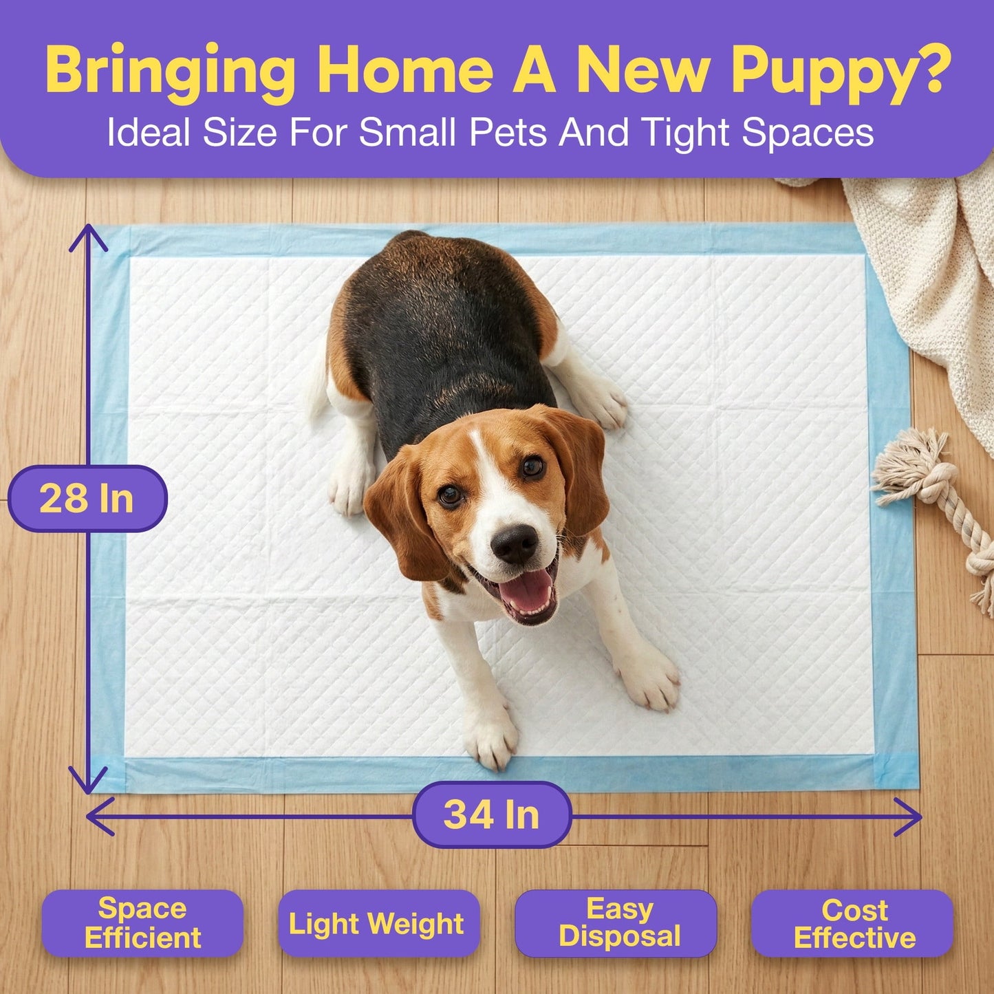 Economy Value (28x34 inch) Puppy Training & Potty Pads