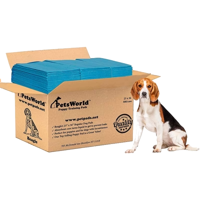 PetsWorld Economy Value (23x36 inch) Puppy Training & Potty Pads_400 Count