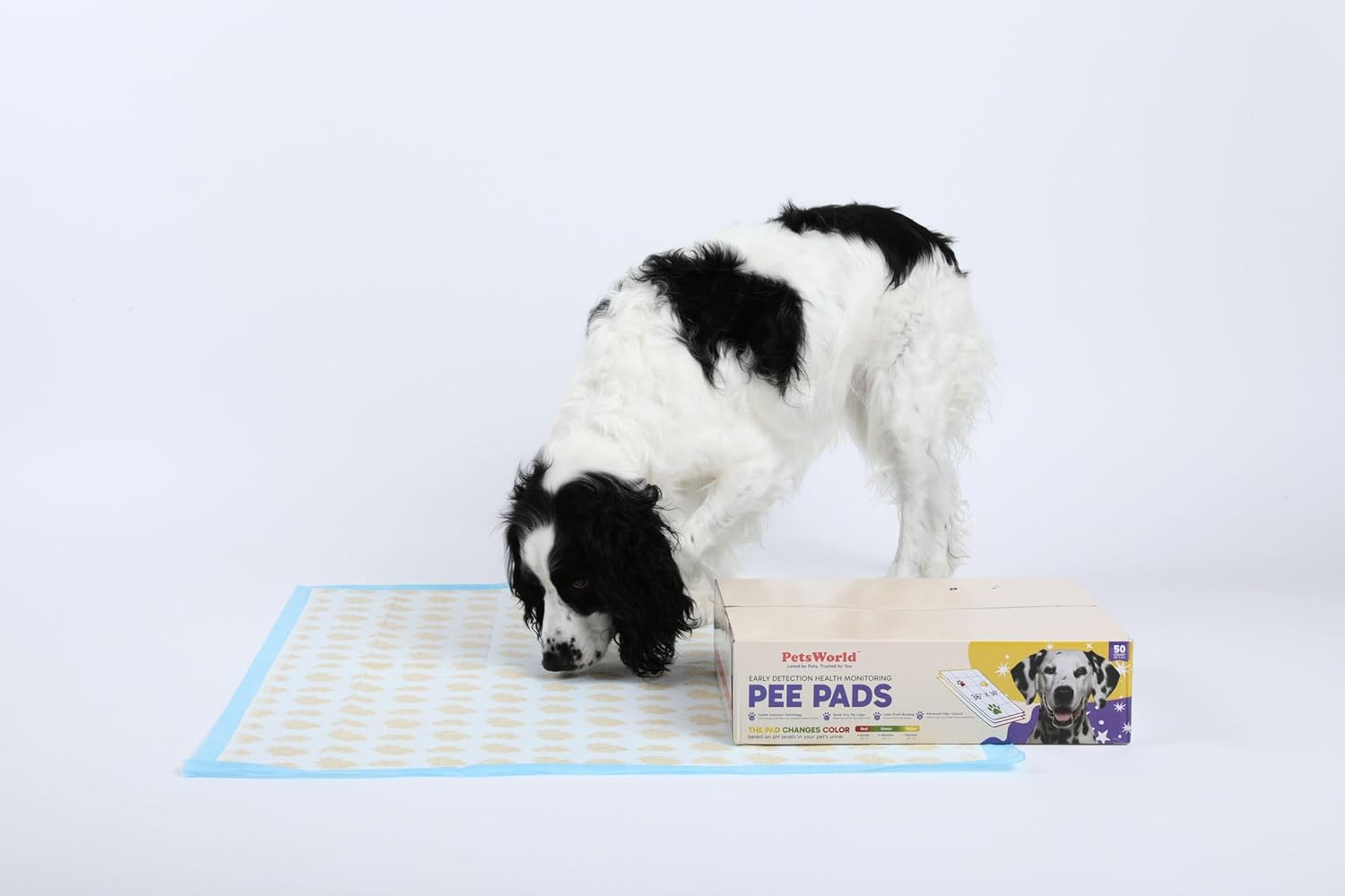PetsWorld NEW 36x36 Inch Health Monitoring Dog Pee Pads