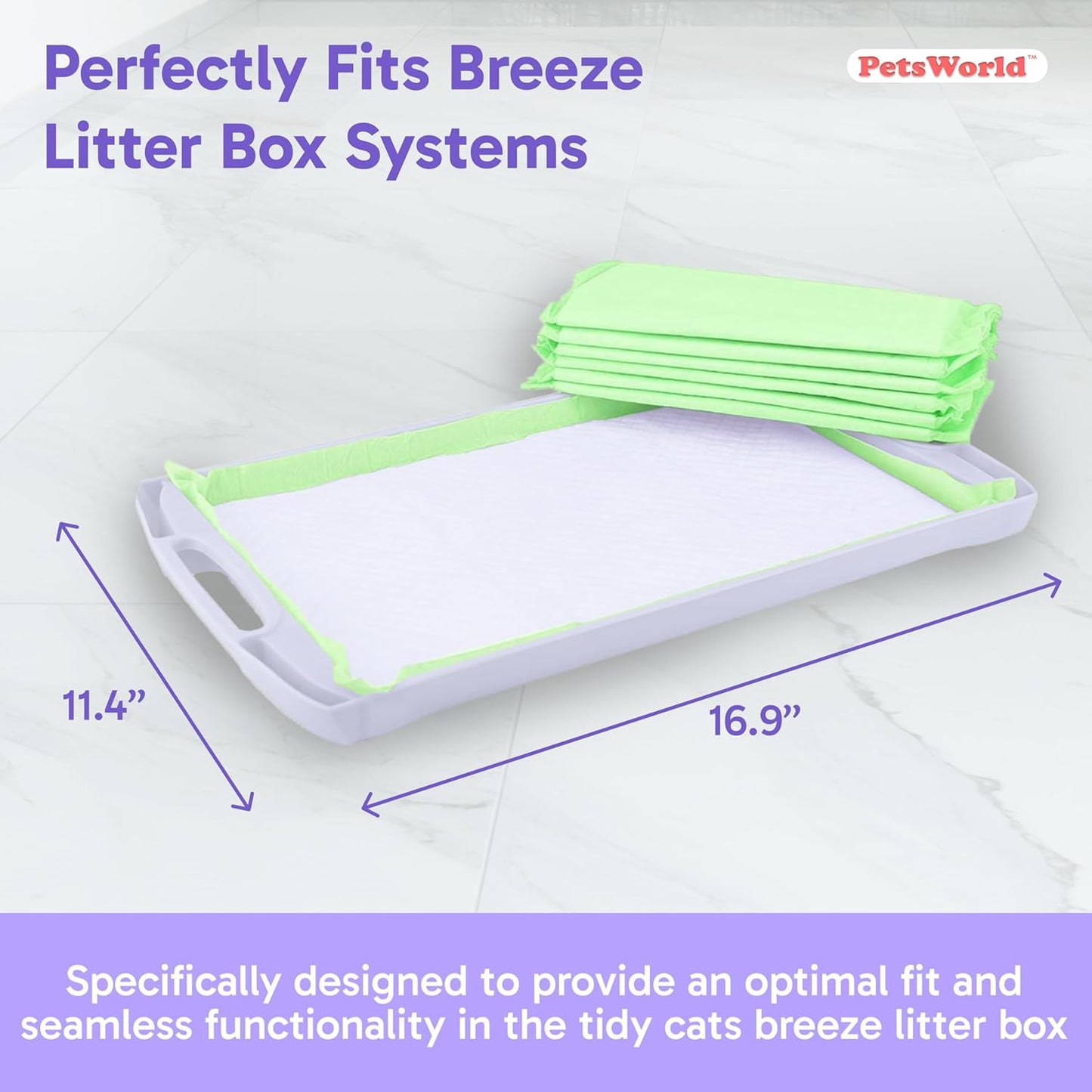 PetsWorld Multi Cat Pad Breeze Compatible Refills_