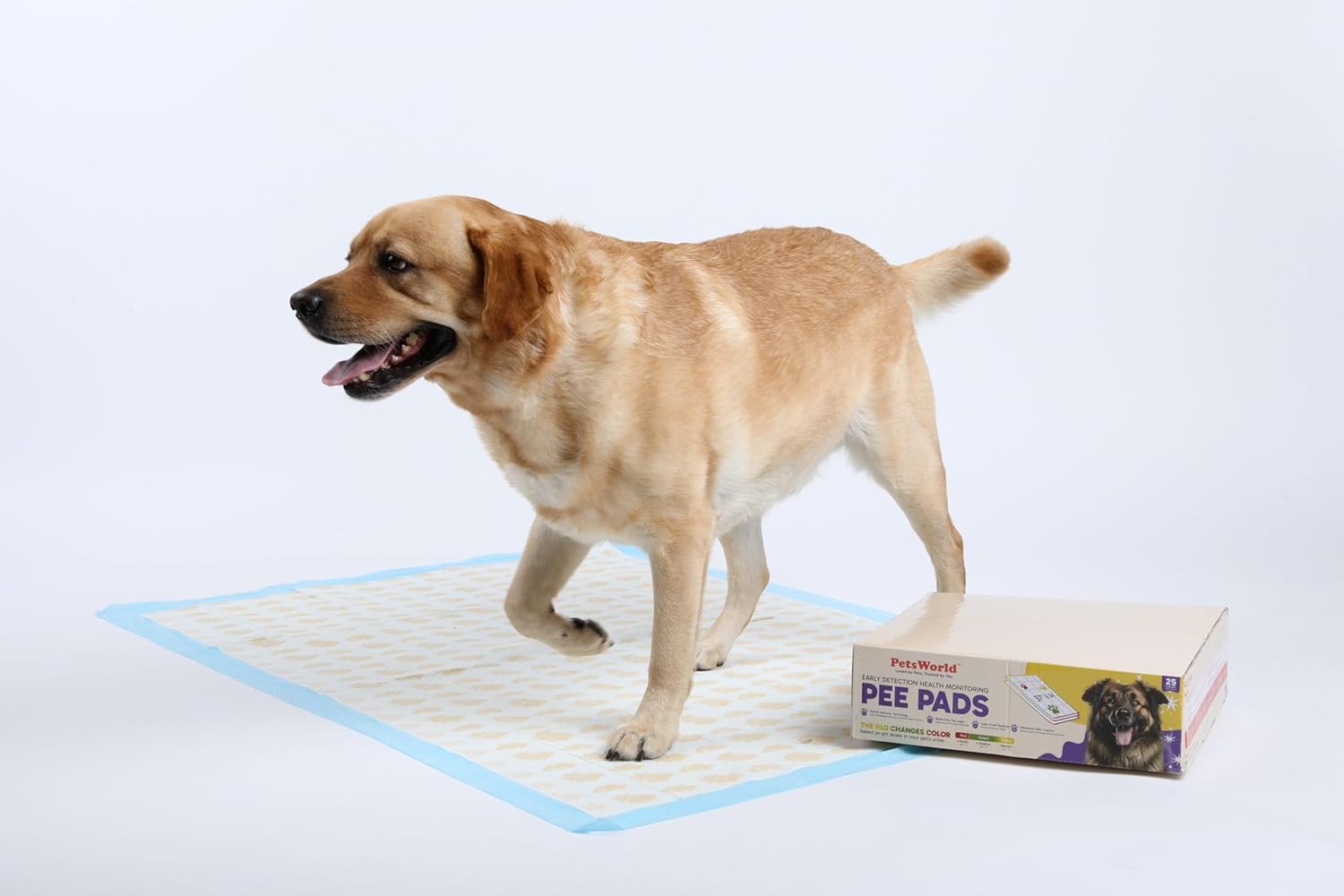 PetsWorld NEW 37x54 Inch Health Monitoring Dog Pee Pads