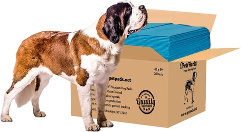PetsWorld 4XL (40x99 inch) Dog Training & Potty Pads Pads_20 Count