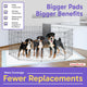 PetsWorld 4XL (40x99 inch) Dog Training & Potty Pads Pads_