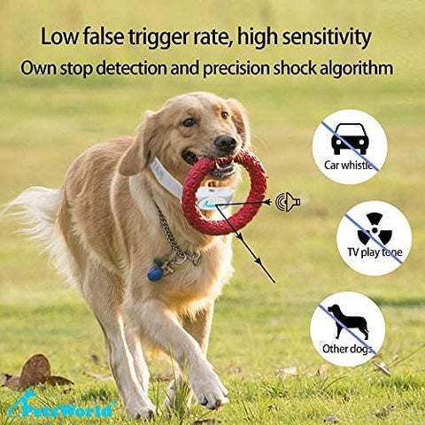 Dog Bark Collar. 2 Effective Modes: Beep Mode & Static Shock Mode (1-16 Level)._For One Dog