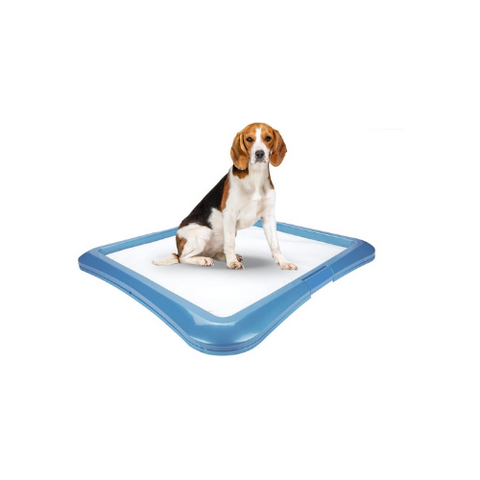 Pet Training Pad Holder for Puppies and Dogs, Protection Against Leaks, Bunching, and Tearing, 23.62 x 23.62 Inches_