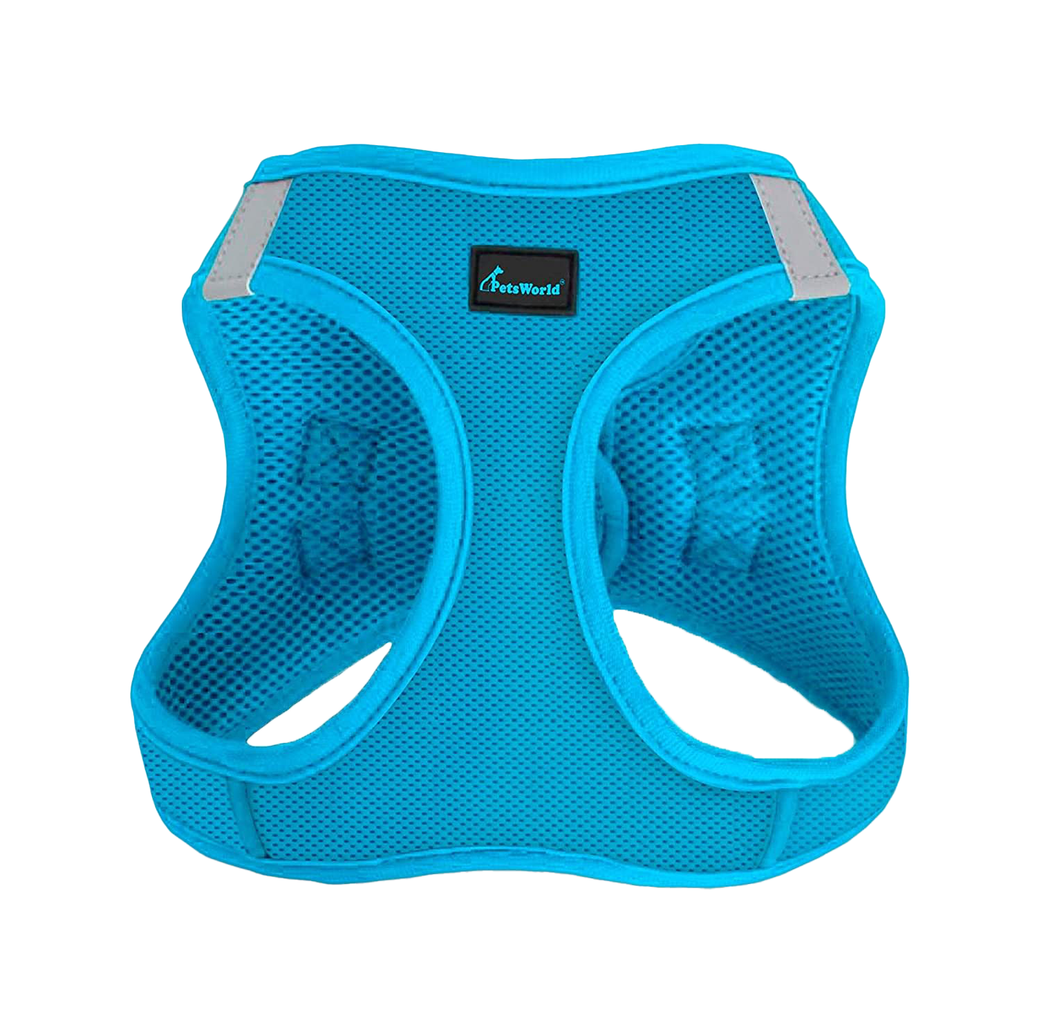Soft Dog Harness. Adjustable, Breathable, Reflective Strips, and Quick-Release Buckle_S (Neck:12-13 in; Chest:14-17 in)