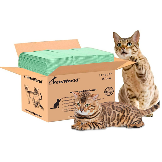 PetsWorld Multi Cat Pad Cat Litter Pads Breeze Compatible Refills