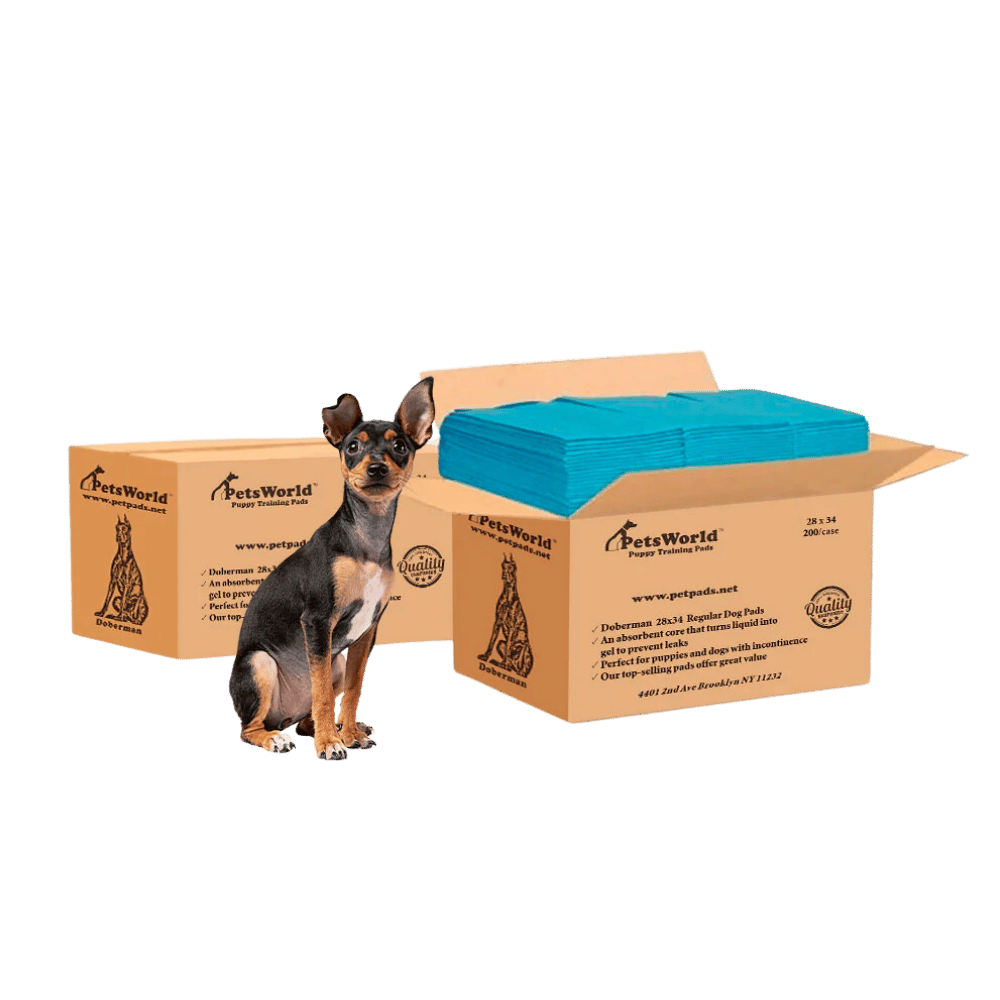 PetsWorld Economy Value Puppy Training & Potty Pads (28x34 inch)_