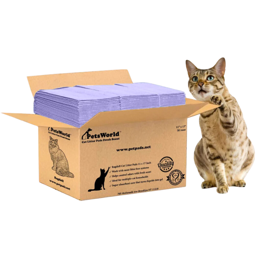 PetsWorld Cat Litter Pads Breeze Compatible Refills