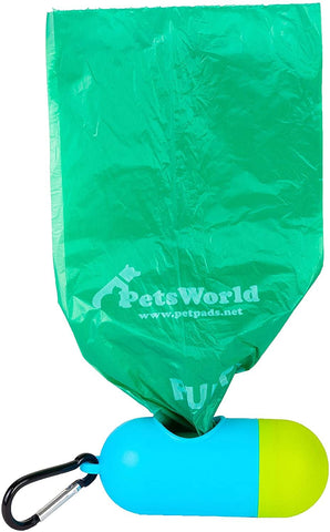 Wholesale Biodegradable Scented Dog Waste Bags with FREE Leash Clip + Bag Dispenser_