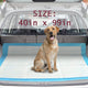 XL Dog Pee Pads (40" x 99") – 4XL Gigantic Pet Pads_