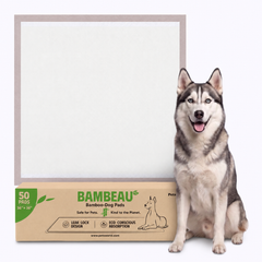 Bambeau™ Gigantic (36x36 inch) Premium Bamboo-Based Pads Eco Conscious Dog Pads