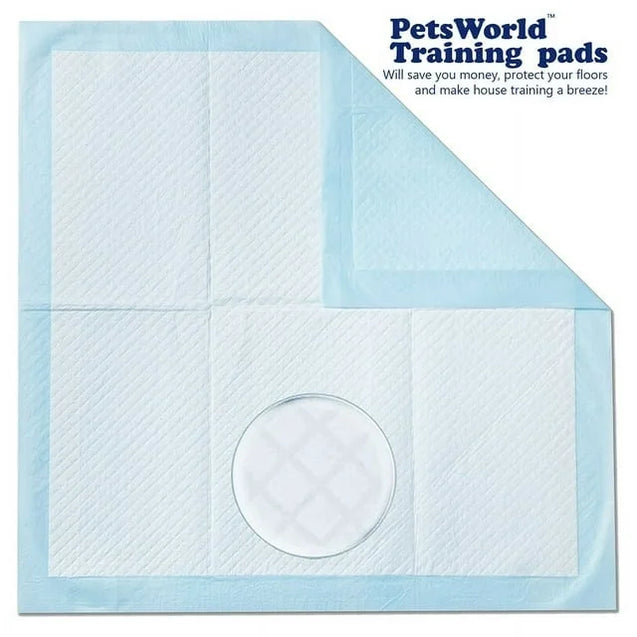 PetsWorld Economy Value (28x34 inch) Puppy Training & Potty Pads_